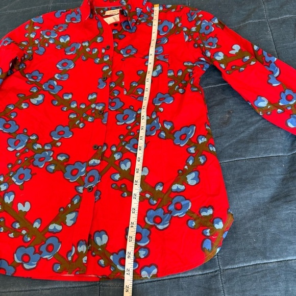 NWT J Crew Collection Classic-fit Button Down Shirt in Lattice Floral Size 8 - Picture 10 of 12
